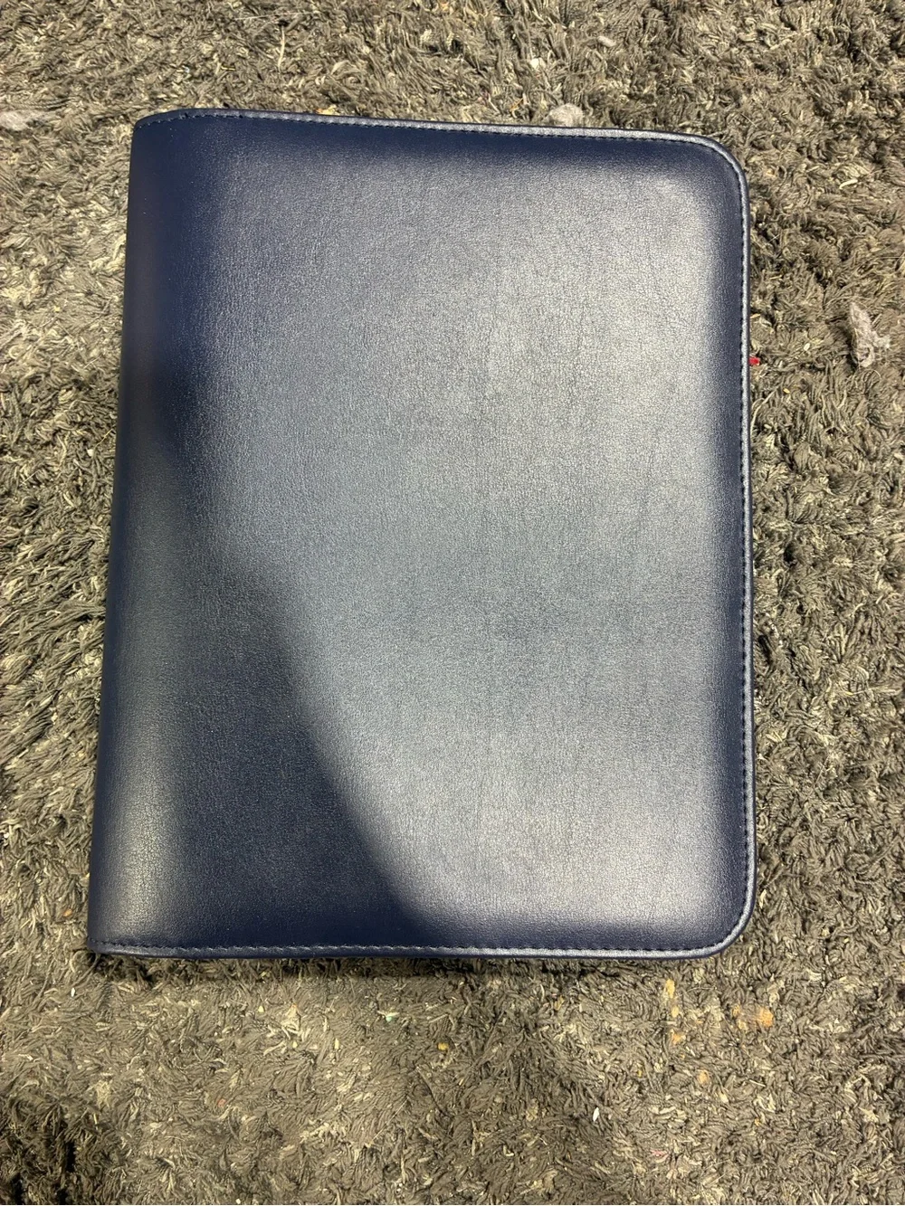 New Navy and Black Zip Binder Organizer